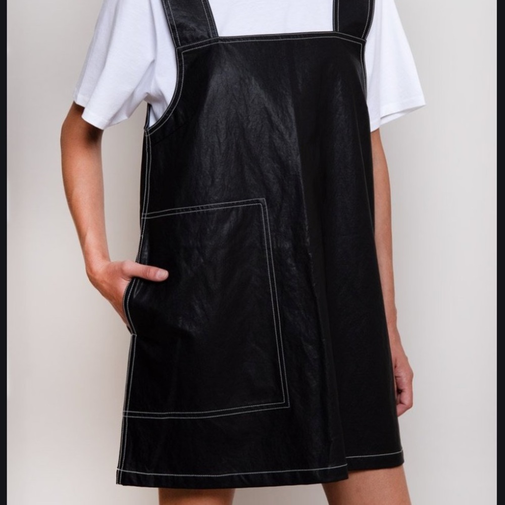The Frankie Shop - Vegan leather mini dress
